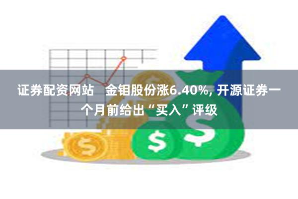 证券配资网站   金钼股份涨6.40%, 开源证券一个月前给出“买入”评级