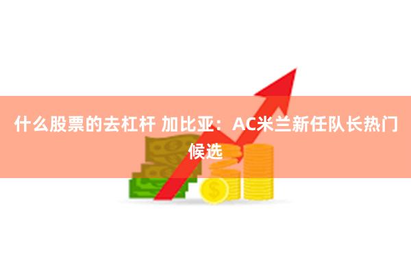 什么股票的去杠杆 加比亚：AC米兰新任队长热门候选