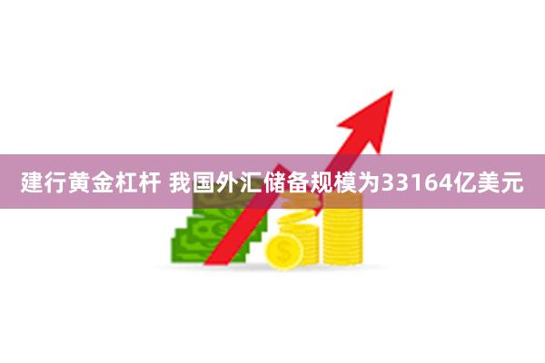 建行黄金杠杆 我国外汇储备规模为33164亿美元